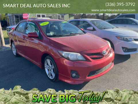 2013 Toyota Corolla for sale at SMART DEAL AUTO SALES INC in Graham NC