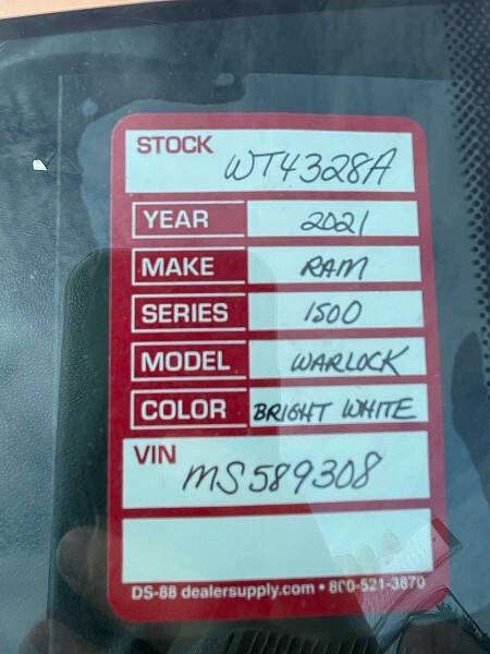 2021 RAM 1500 Classic