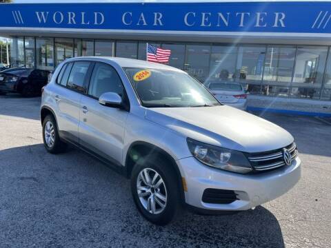 2014 Volkswagen Tiguan for sale at WORLD CAR CENTER & FINANCING LLC in Kissimmee FL