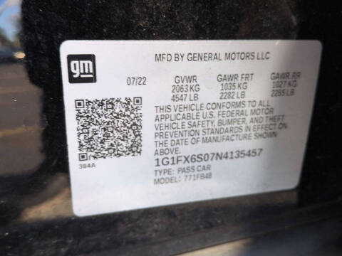2022 Chevrolet Bolt EV 2LT