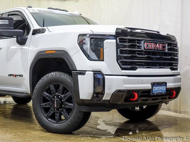 Used 2024 GMC Sierra 2500HD AT4 with VIN 1GT49PEY4RF256053 for sale in Tinley Park, IL