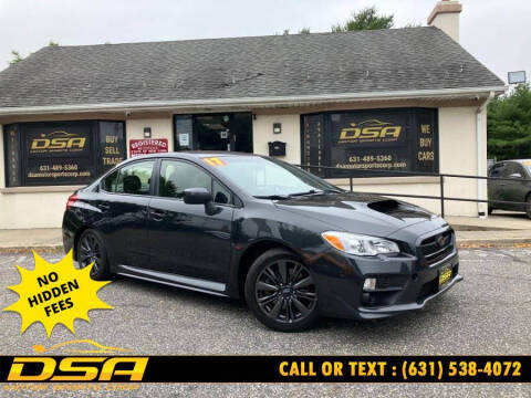 2017 Subaru WRX for sale at DSA Motor Sports Corp in Commack NY