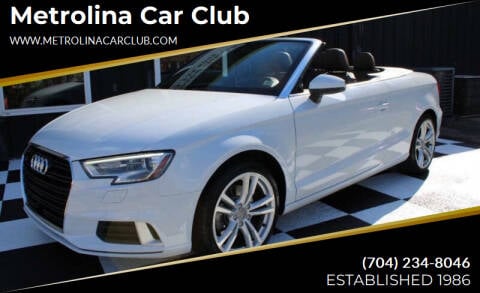 2018 Audi A3 for sale at Metrolina Car Club in Stallings NC