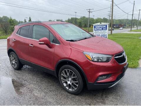 2017 Buick Encore for sale at SIMPSON MOTORS in Youngstown OH