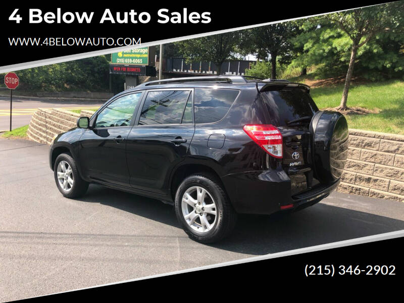 2011 Toyota RAV4 for sale at 4 Below Auto Sales in Willow Grove PA