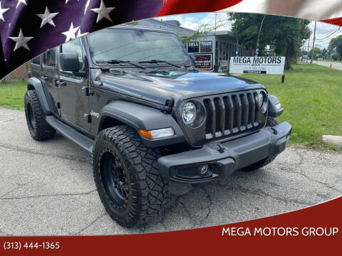 2018 Jeep Wrangler Unlimited for sale at MEGA MOTORS GROUP in Redford MI