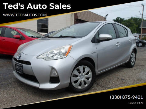 2012 Toyota Prius c for sale at Ted's Auto Sales in Louisville OH