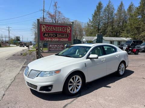 2009 Lincoln MKS for sale at Rosenberger Auto Sales LLC in Markleysburg PA