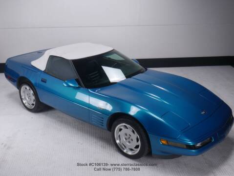 1992 Chevrolet Corvette for sale at Sierra Classics & Imports in Reno NV