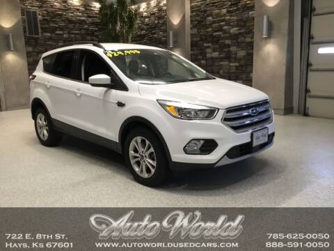 2018 Ford Escape for sale at Auto World Used Cars in Hays KS