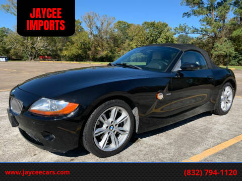 2004 BMW Z4 for sale at JAYCEE IMPORTS in Houston TX