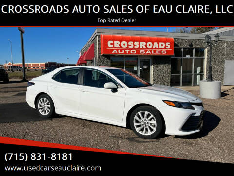 2022 Toyota Camry for sale at CROSSROADS AUTO SALES OF EAU CLAIRE, LLC in Eau Claire WI
