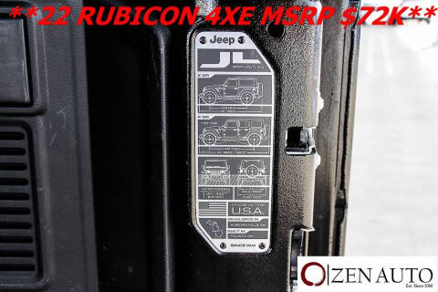 2022 Jeep Wrangler Unlimited Rubicon 4xe