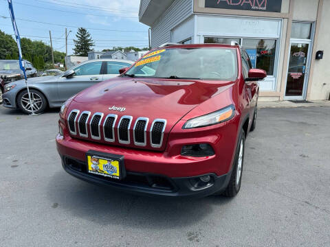 2017 Jeep Cherokee for sale at ADAM AUTO AGENCY in Rensselaer NY