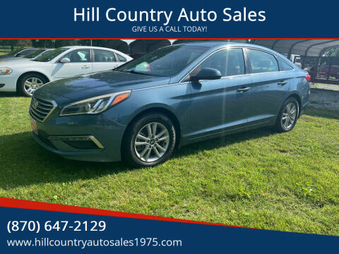 2015 Hyundai Sonata for sale at Hill Country Auto Sales in Maynard AR