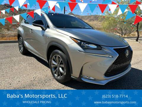 2015 Lexus NX 200t for sale at Baba's Motorsports, LLC in Phoenix AZ