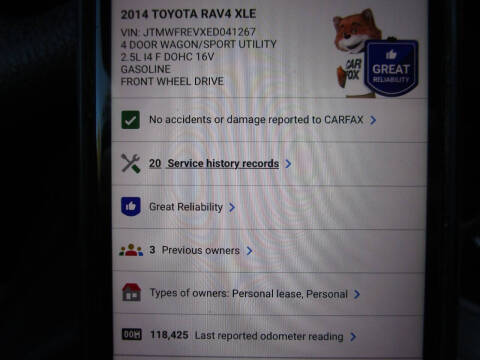 2014 Toyota RAV4 XLE