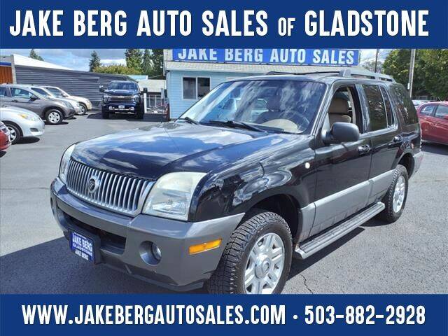 2005 Mercury Mountaineer for sale at Jake Berg Auto Sales in Gladstone OR
