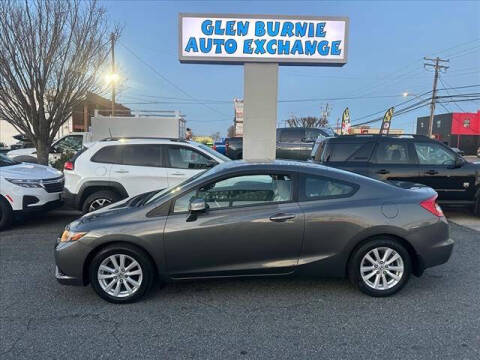 2012 Honda Civic for sale at Glen Burnie Auto Exchange in Glen Burnie MD