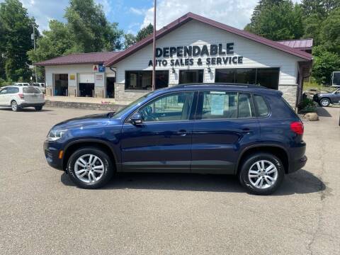 2016 Volkswagen Tiguan for sale at Dependable Auto Sales and Service in Binghamton NY