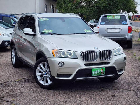 2013 BMW X3 for sale at GO GREEN MOTORS in Lakewood CO