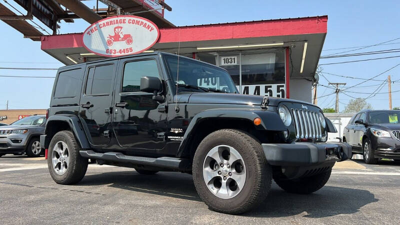 2017 Jeep Wrangler Unlimited for sale at The Carriage Company in Lancaster OH