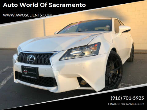 2013 Lexus GS 350 for sale at Auto World of Sacramento in Sacramento CA