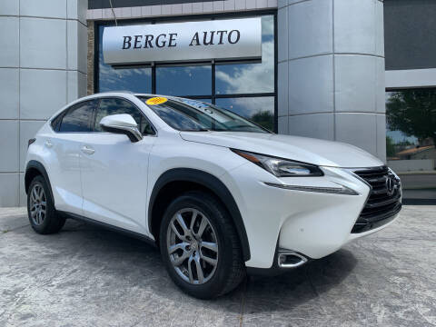 2016 Lexus NX 200t for sale at Berge Auto in Orem UT