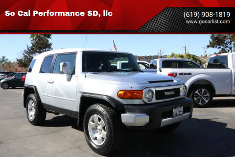2007 Toyota FJ Cruiser for sale at So Cal Performance SD, llc in San Diego CA