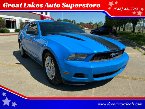 2012 Ford Mustang for sale at Great Lakes Auto Superstore in Waterford Township MI