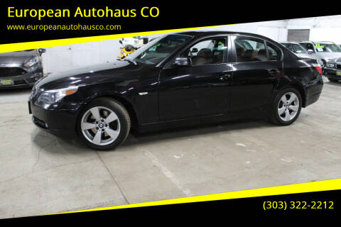 2007 BMW 5 Series for sale at European Autohaus CO in Denver CO