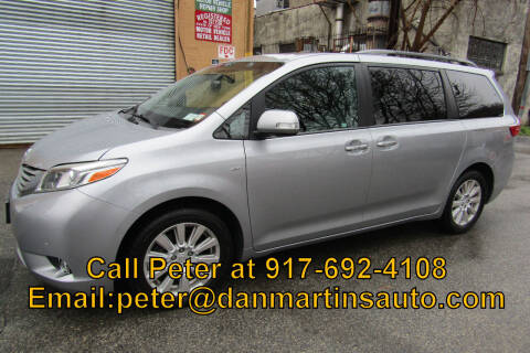 2017 Toyota Sienna for sale at Dan Martin's Auto Depot LTD in Yonkers NY