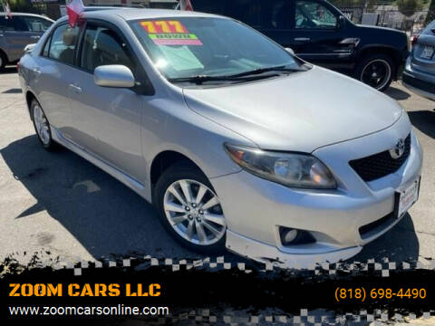 2010 Toyota Corolla for sale at ZOOM CARS LLC in Sylmar CA