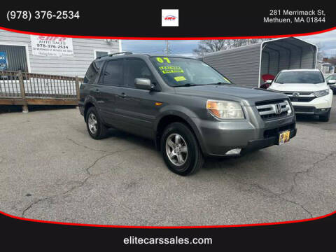 2007 Honda Pilot for sale at ELITE AUTO SALES, INC in Methuen MA