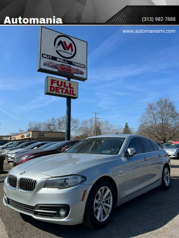 2015 BMW 5 Series for sale at Automania in Dearborn Heights MI
