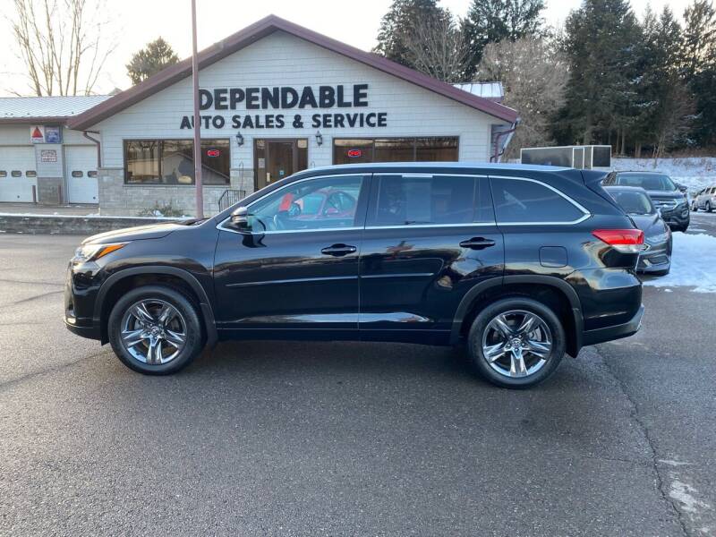 2018 Toyota Highlander for sale at Dependable Auto Sales and Service in Binghamton NY