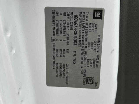 2017 Chevrolet Express 2500