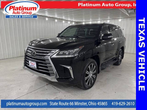 2019 Lexus LX 570 for sale at Platinum Auto Group Inc. in Minster OH