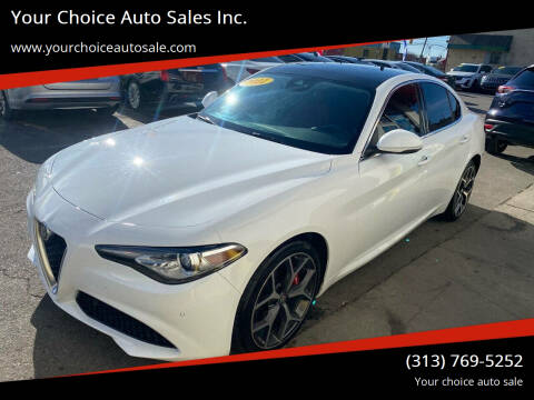 2021 Alfa Romeo Giulia for sale at Your Choice Auto Sales Inc. in Dearborn MI