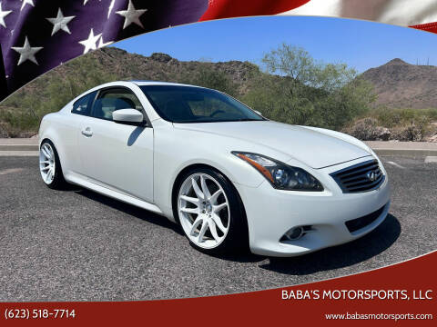 2011 Infiniti G37 Coupe for sale at Baba's Motorsports, LLC in Phoenix AZ