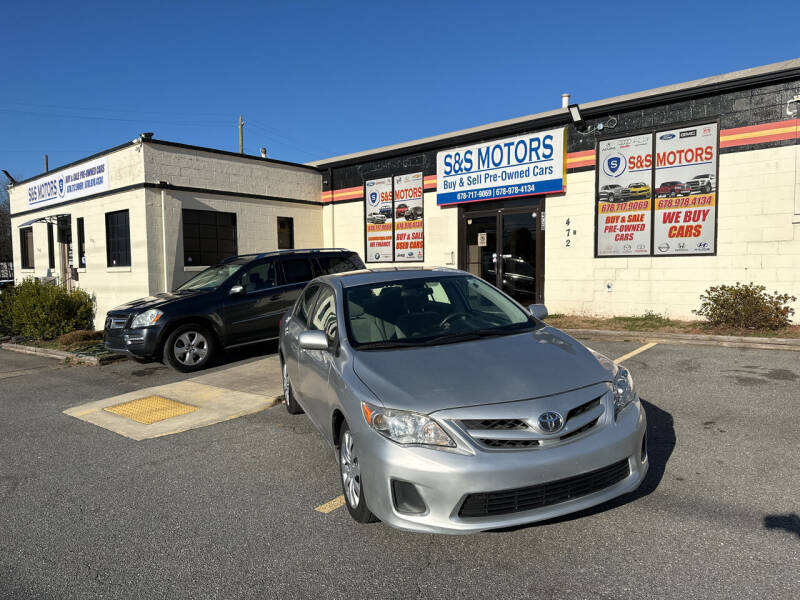 2012 Toyota Corolla for sale at S & S Motors in Marietta GA