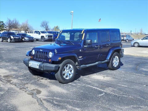 2013 Jeep Wrangler Unlimited for sale at HALLER WHOLESALE AUTO in El Reno OK