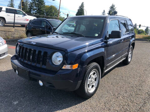 2016 Jeep Patriot for sale at KARMA AUTO SALES in Federal Way WA