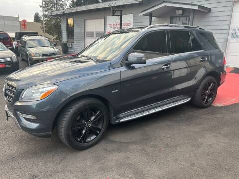 2012 Mercedes-Benz M-Class for sale at C&D Auto Sales Center in Kent WA