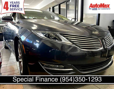 2013 Lincoln MKZ for sale at Auto Max in Hollywood FL