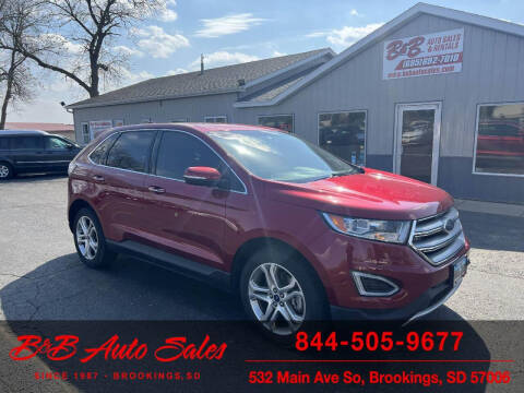 2017 Ford Edge for sale at B & B Auto Sales in Brookings SD