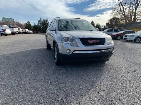 2011 GMC Acadia for sale at Hillside Motors Inc. in Hickory NC