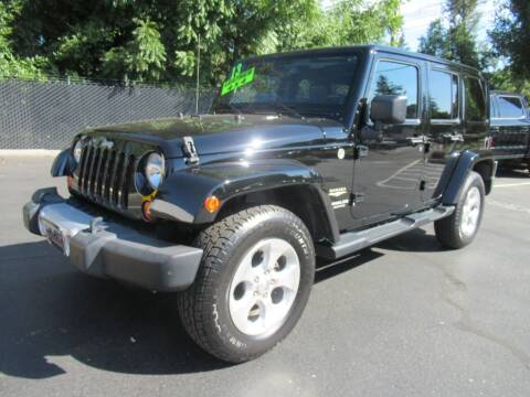 2013 Jeep Wrangler Unlimited for sale at LULAY'S CAR CONNECTION in Salem OR