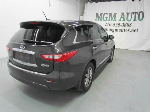 2014 INFINITI QX60 for sale at MGM Auto in San Antonio, TX