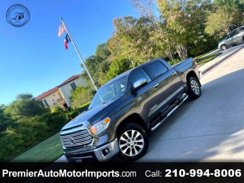 2016 Toyota Tundra for sale at Premier Auto Motor Imports LLC in San Antonio TX